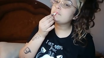 Sweet thin lips with gloss