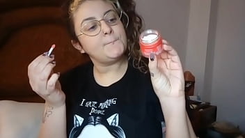 Sweet thin lips with gloss