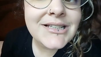 Sweet thin lips with gloss