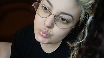 Sweet thin lips with gloss