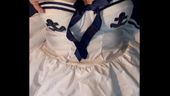Goodbye Bank Holiday Hello #faketits In Sexy Sailor Uniform thumbnail
