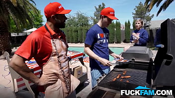 Stepdaughter fucking his husband and stepson