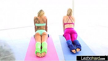 Hot sex action tape with horny teen lesbo girls zoey monroe & charlotte stokely vid 30