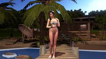 Athletic naughty tifa wants you to help her have a good summer vacation