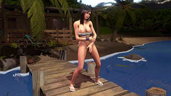 Athletic naughty tifa wants you to help her have a good summer vacation