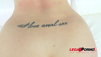 True anal slut with "i love anal sex" tattoo kristy black assfucked & dp'ed sz1357