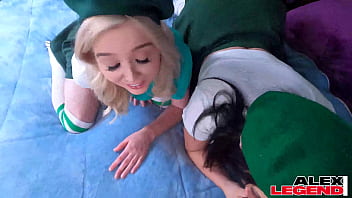 Slutty scouts lexi lore & leda lathoria get the whore medal