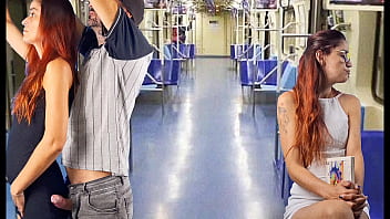 Pervert cums on bus passenger's tits in public Pervert cums on bus passenger's tits in public