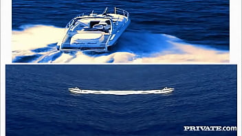 Aletta ocean rides on a speed boat and it makes her super horny