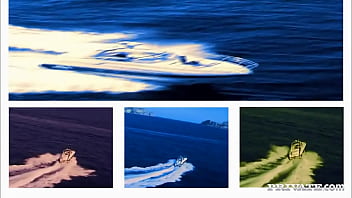 Aletta ocean rides on a speed boat and it makes her super horny