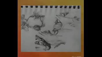 Threesome in the rain quick sketch version