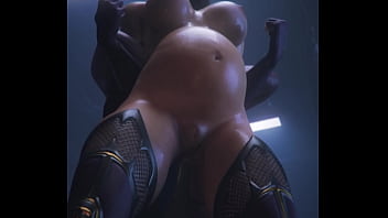 Preggo mileena receives bbc up her asshole