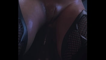 Preggo mileena receives bbc up her asshole