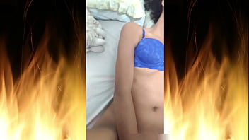 Beautiful brunette in blue lingerie trailer 09