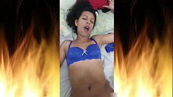 Beautiful brunette in blue lingerie trailer 09