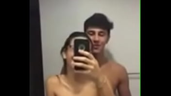 Two teens selfie fuck