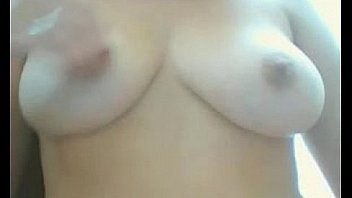 Blonde girls hair draped rack on cam