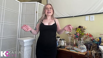 First date gone blonde babe shrinks squishes & vores scared tiny fighter