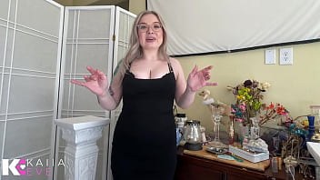 First date gone blonde babe shrinks squishes & vores scared tiny fighter