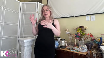 First date gone blonde babe shrinks squishes & vores scared tiny fighter