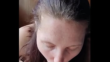 She loves to suck my cock while i film her She loves to suck my cock while i film her