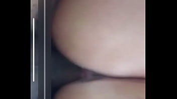 Riding boyfriend while hubby watches