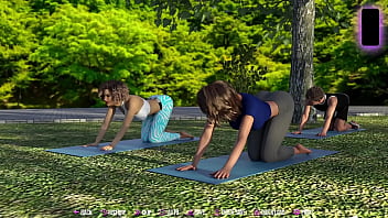 College kings 2 #05 latina college girl bends over in a hot yoga session