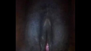 Nicely curved african teen strip naked