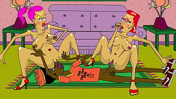 Delivery boy gets threesome