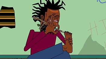 Delivery boy gets threesome