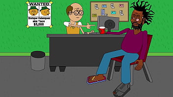 Delivery boy gets threesome