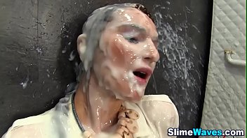 Euro Babe Enjoys Bukkake thumbnail