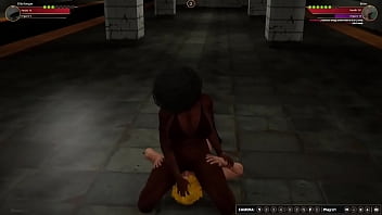 Ellie vs brian nf3d sex battle femdom combat
