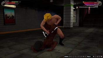 Ellie vs brian nf3d sex battle femdom combat