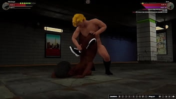 Ellie vs brian nf3d sex battle femdom combat