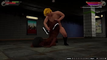 Ellie vs brian nf3d sex battle femdom combat