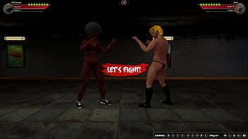 Ellie vs brian nf3d sex battle femdom combat