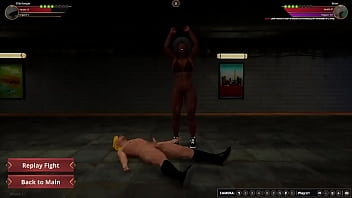 Ellie vs brian nf3d sex battle femdom combat