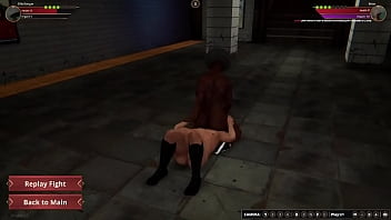 Ellie vs brian nf3d sex battle femdom combat