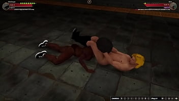 Ellie vs brian nf3d sex battle femdom combat