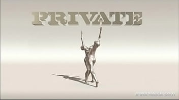 Nikki sun gingerly licks a cock while lounging outside