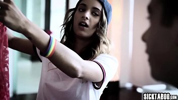 Sexy teen sucked big hard penis