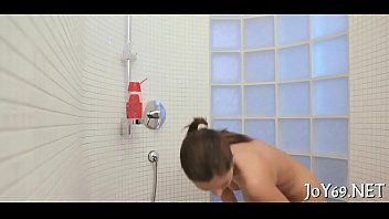 Hotty receives pleased by a solo play