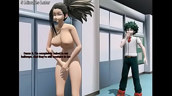 Momo bathing lost her clothes cfnf oon