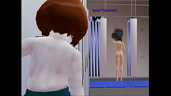 Momo bathing lost her clothes cfnf oon