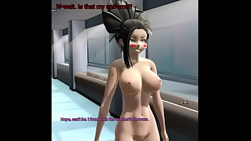Momo bathing lost her clothes cfnf oon