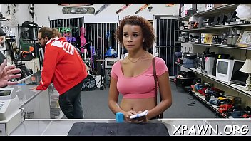 Young non professional shows her craving