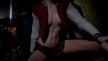 Slutty irresponsible yuffie convinced cloud to fuck her on a packed bus