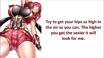 Pyra english tease show with joi