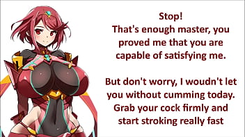 Pyra english tease show with joi